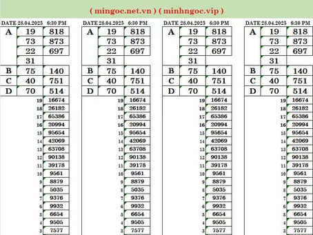 Lottery results 28-04-25(6:30pm)