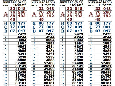 Lottery results 11-05-25(6:30pm)