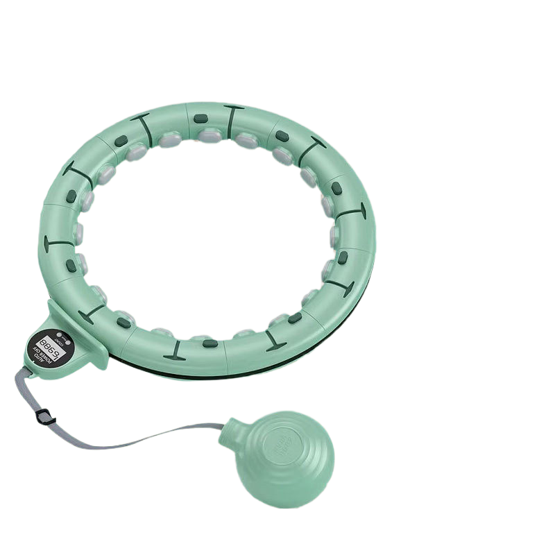 Thumbnail: Smart Weighted Hula Hoop with LCD Display and Adjustable Design