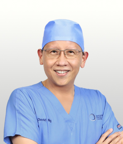 Dr David Ng, dental surgeon at Singapore Dental Implant Centre located in Camden Medical Centre, Singapore.
