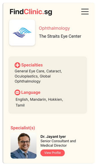 The Straits Eye Centre