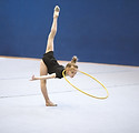 Gymnast with Hula Hoop