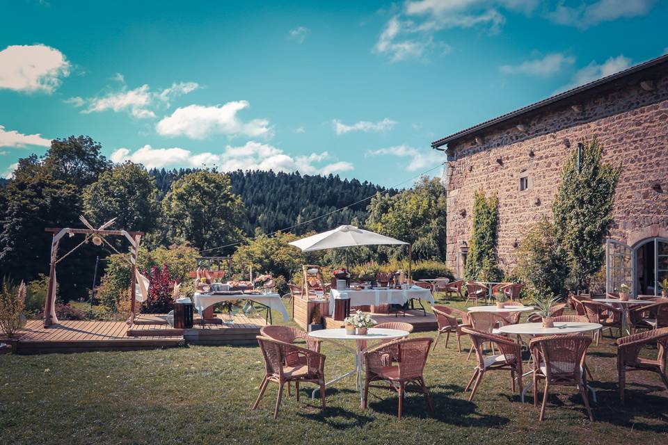 Domaine de Duby à Riotord, lieu de réception