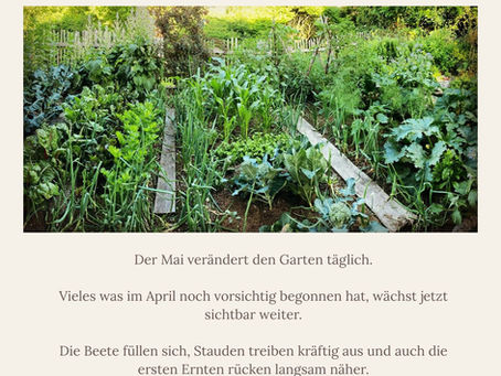 Der Garten im Mai