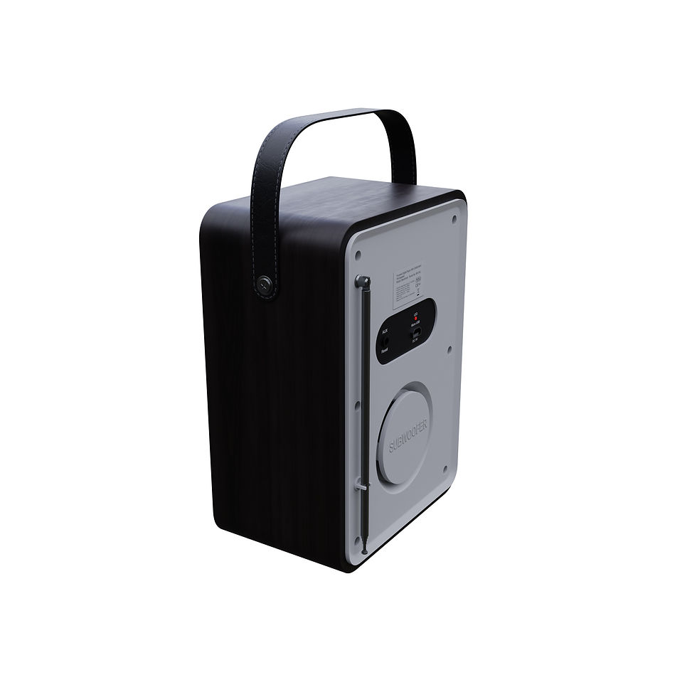 Thumbnail: Blackfriars Retro Radio Digital Black