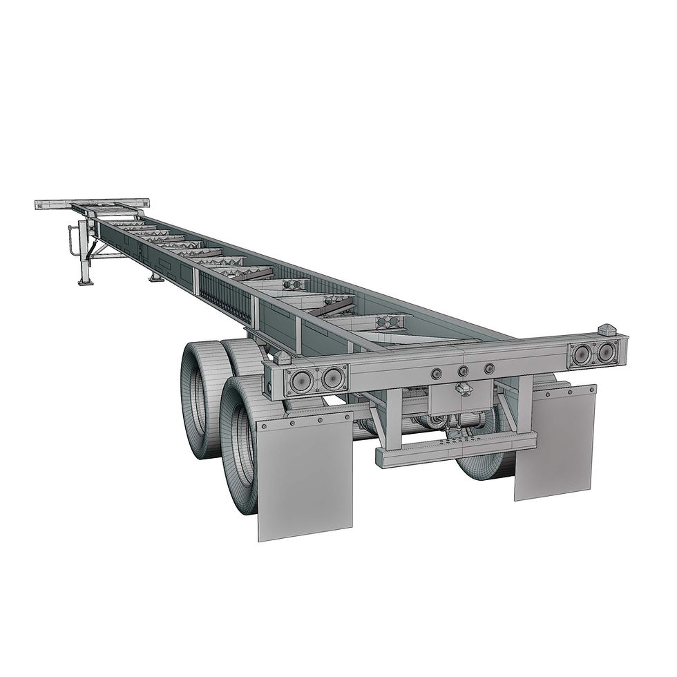 Thumbnail: CIE 53 Gooseneck Tandem Chassis