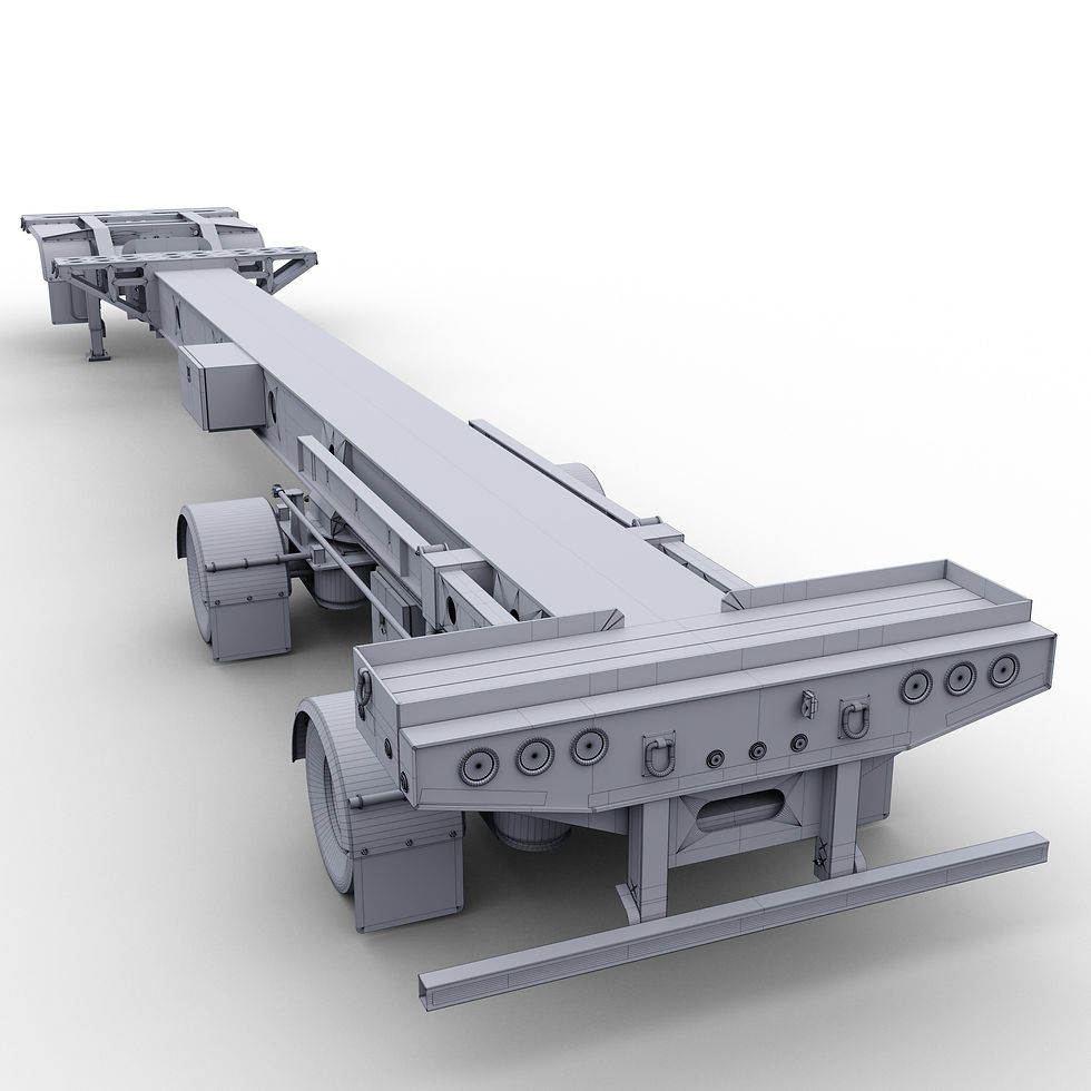 Thumbnail: TransMaster 20T Windmill Blade Trailer