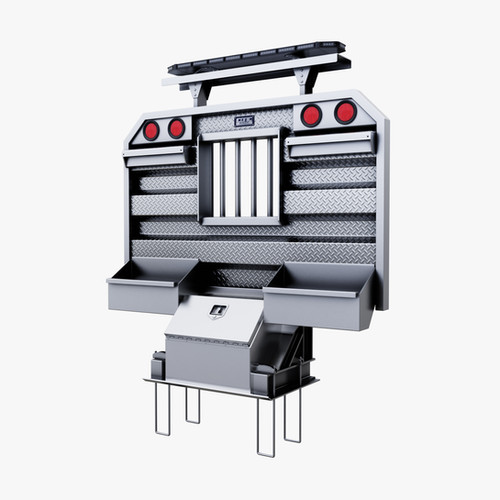 rack Cab Rack With 3 Mirror Finish Doors Headache Rack 68