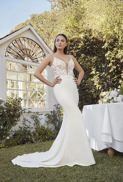 Shay Bridal Wedding Gown Dress by Casablanca at The Bridal Boutique of Jules Deal Kent London Southeast (1)