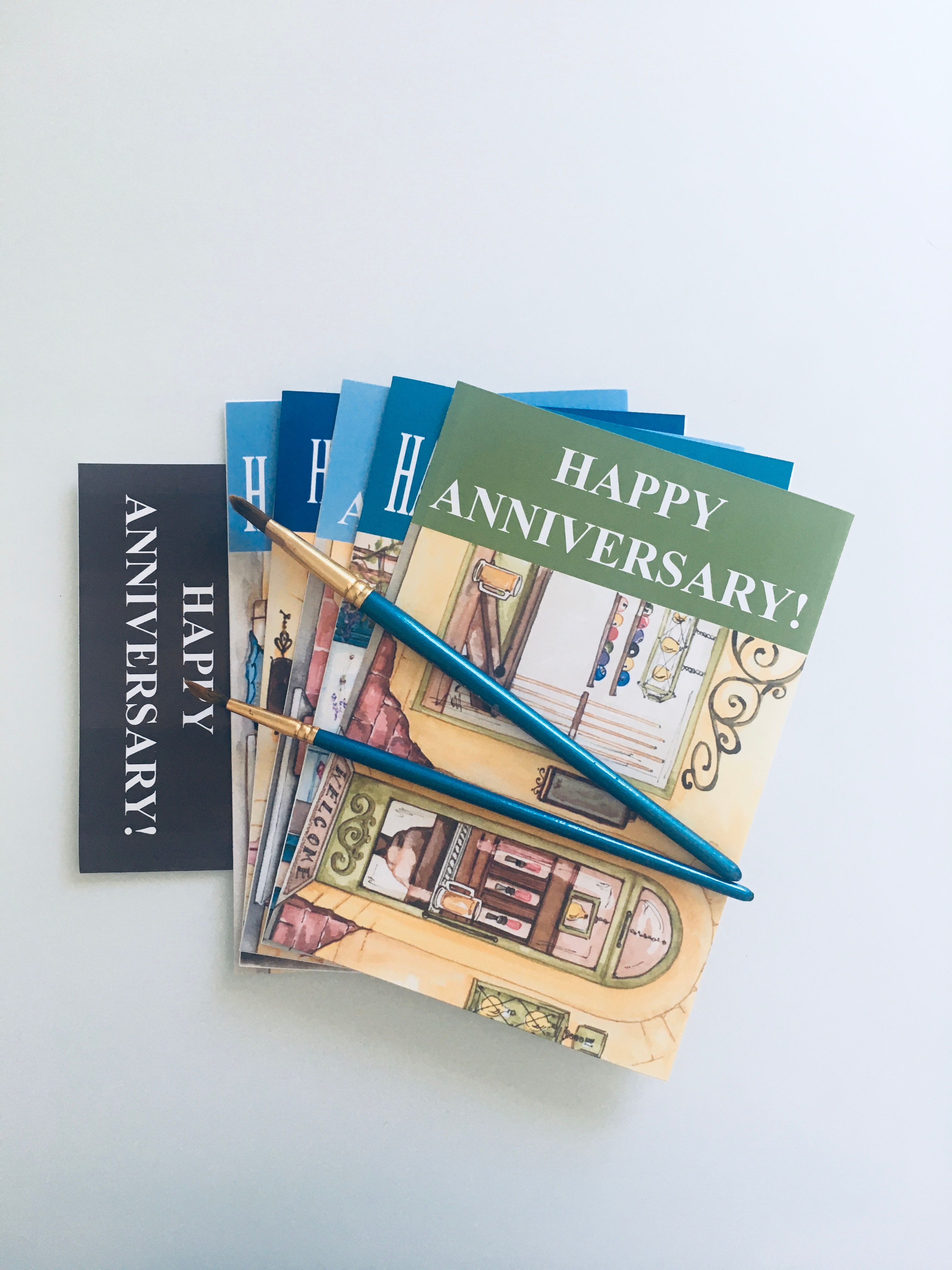 Cocktail Anniversary Cards