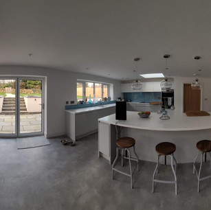 Completed living area