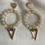 Thumbnail: Radiant white in hoop earrings