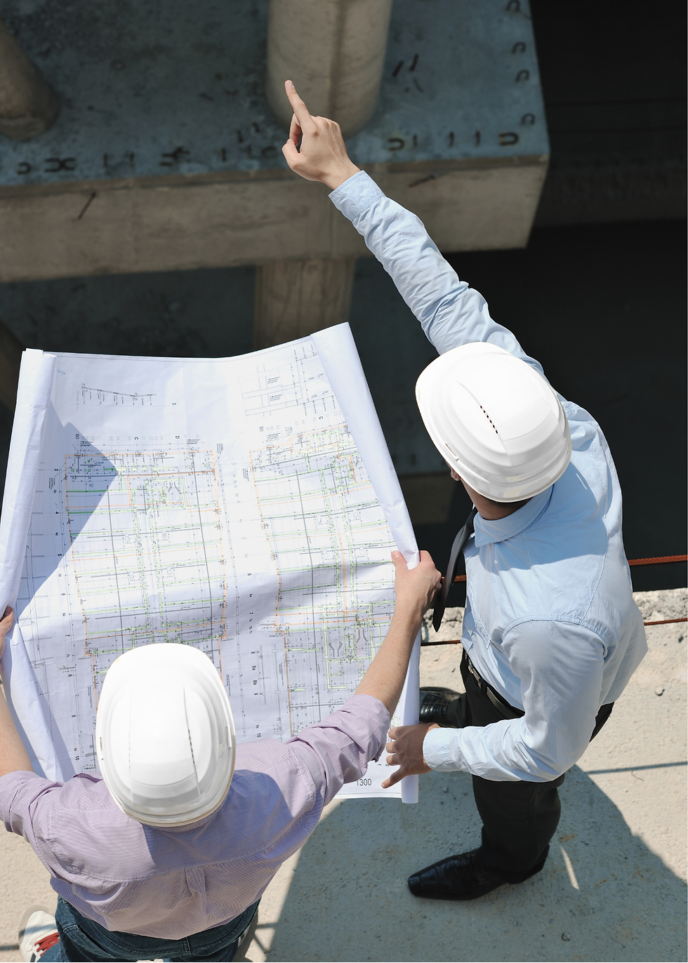Contremaîtres sur un chantier