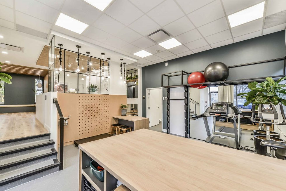 Projet de construction et d’aménagement intérieur d’une clinique réalisé par Construction Brault.