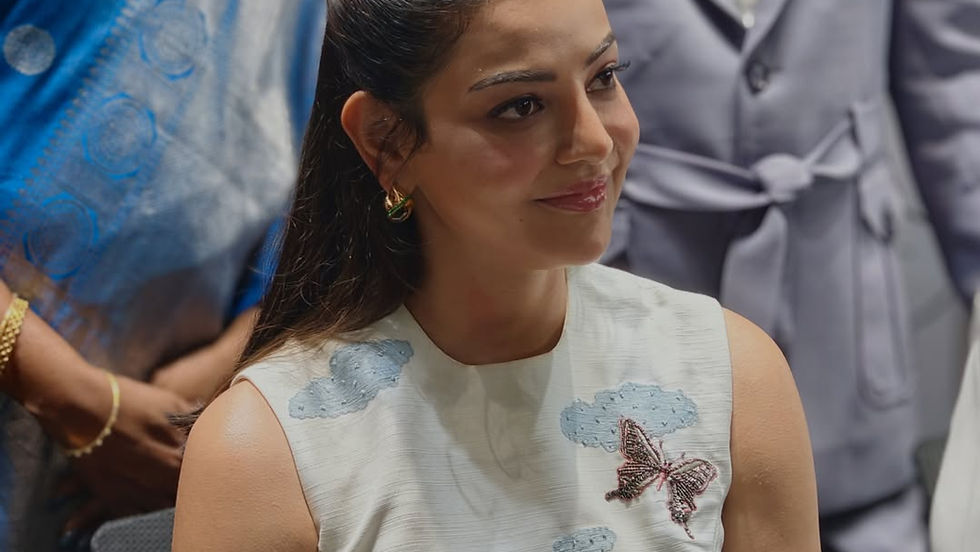 Kajal Aggarwal Cactus Print Co-ord Set: A Desert Garden At A Vijayawada Salon Opening — ₹56,900