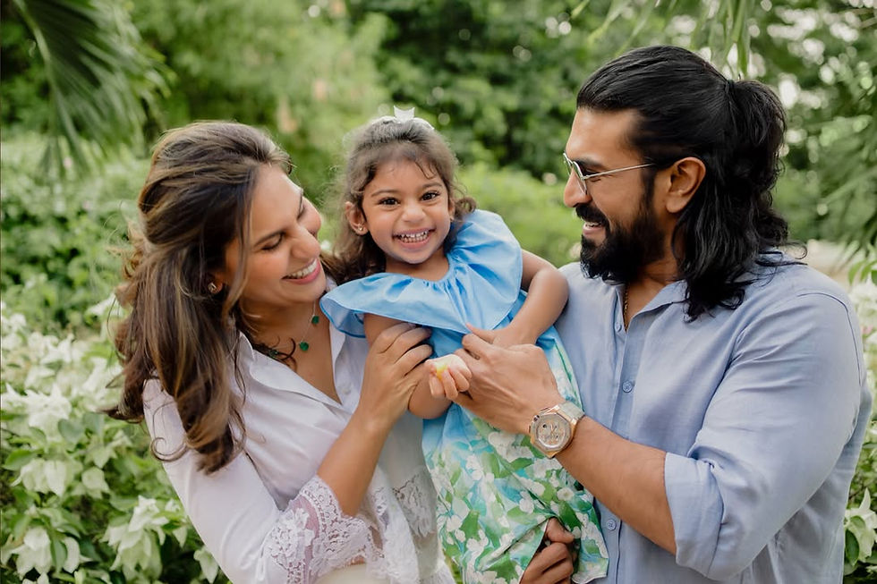 Ram Charan rose gold watch at daughter Klin Kaara's birthday family photo