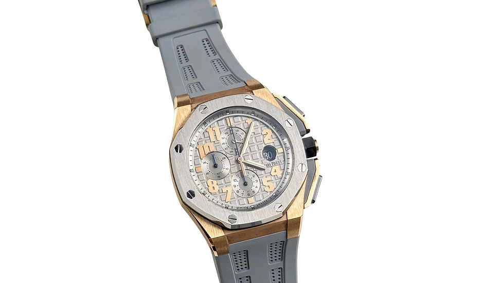Audemars Piguet Royal Oak Offshore rose gold titanium case side profile