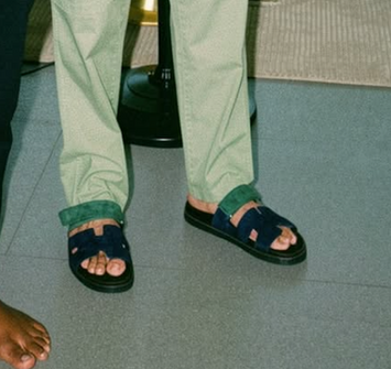 Ram Charan spotted wearing Hermès Chypre sandals in a luxury celebrity street style look 1