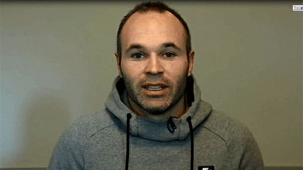Barça's Andres Iniesta apologised to the Real Madrid players