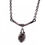 Thumbnail: three jax handmade URAEUS smoky quartz gemstone sterling silver necklace