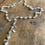 Thumbnail: three jax handmade Leaves & star cut gemstone solid sterling silver rosary style