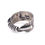 Thumbnail: three jax handmade FEATHER OOAK sterling silver ring