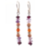 three jax ILLUMINATE sterling silver earrings