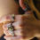 Thumbnail: three jax Cratered Labradorite handmade gemstone sterling silver ring