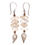 Thumbnail: three jax handmade quartz sterling silver earrings