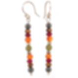 three jax ILLUMINATE sterling silver earrings