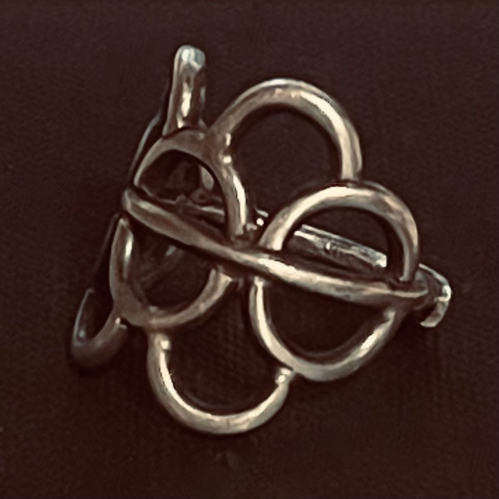 Miniatura: three jax circus  sterling silver 925 handmade individual unique ring