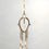 Thumbnail: HEART quartz crystal and brass suncatcher