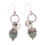 Thumbnail: Faceted Gemstone sterling silver earrings