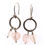 Thumbnail: three jax 2 Hearts sterling silver earrings
