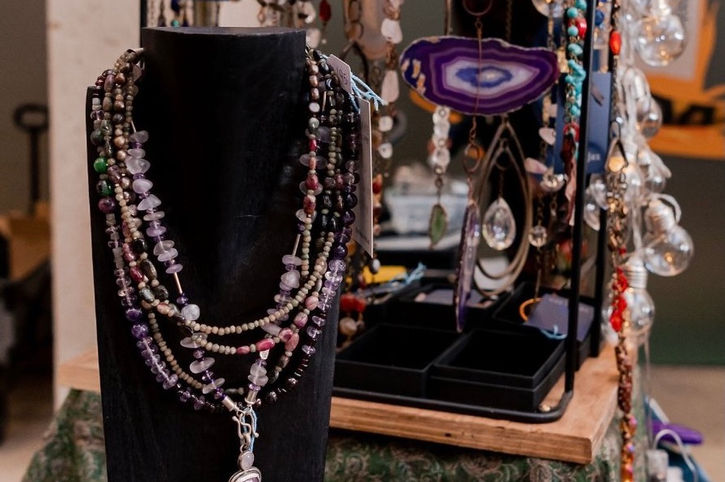 Three Jax individually handmade assorted sterling silver jewellery pictured at markets in Brisbane, Queensland
