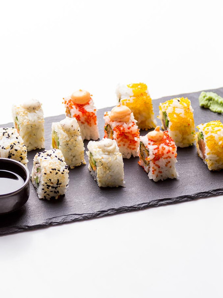 asian food, sushi