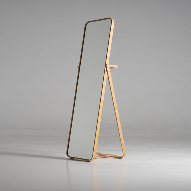 wooden mirror