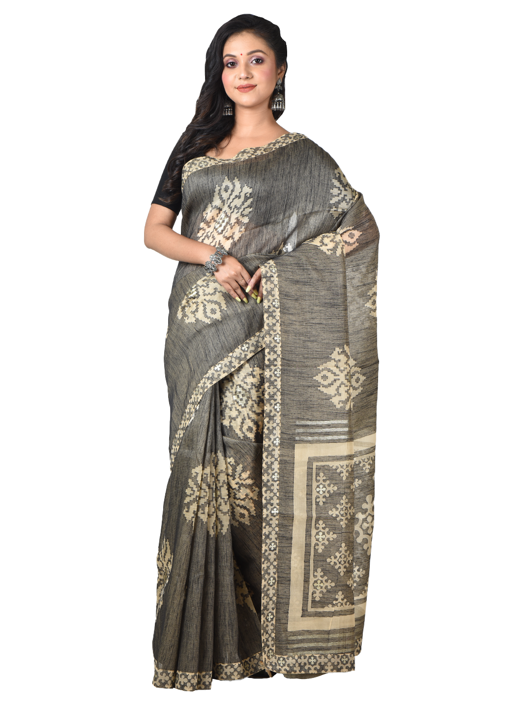 Silk Kota Weaved Design Saree With Blouse Piece| Code-F/SK/037