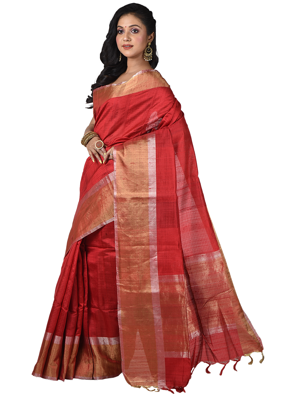 Pure Matka Silk Saree With Blouse Piece| CodeHD/UBF/MS/049