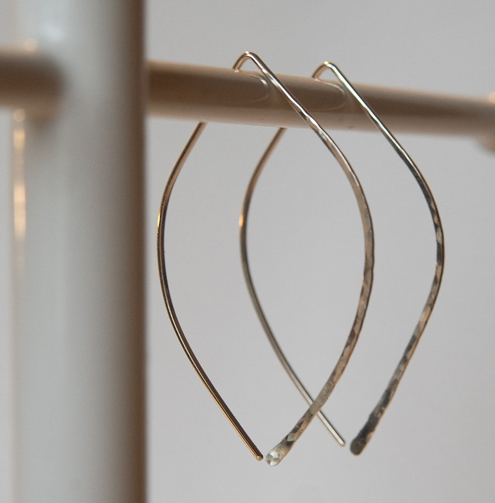 Thumbnail: Open Arc Threader Hoops