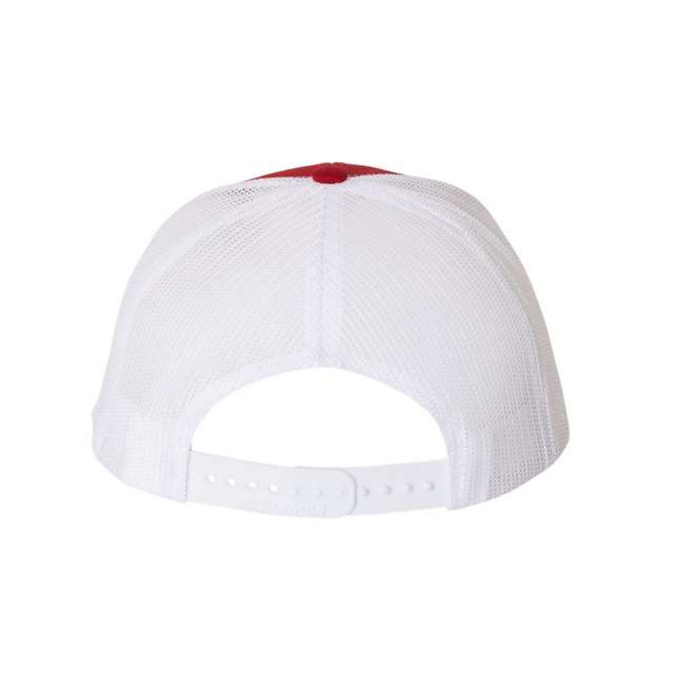 Thumbnail: Wauseon Puff Embroidery W Logo Richardson Snapback Trucker Cap