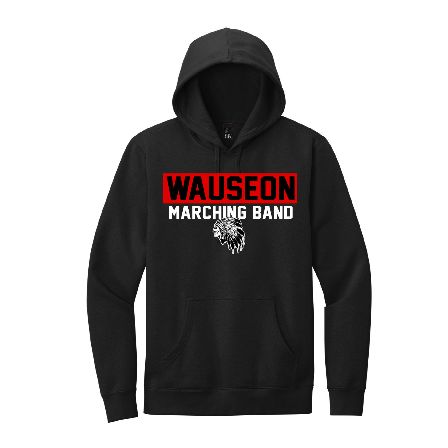 Wauseon Marching Band District Fleece Hooded Sweatshirt WA38