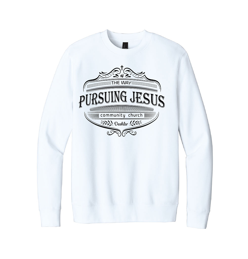 Thumbnail: Design #5 Pursing Jesus Vintage Crewneck Sweatshirt