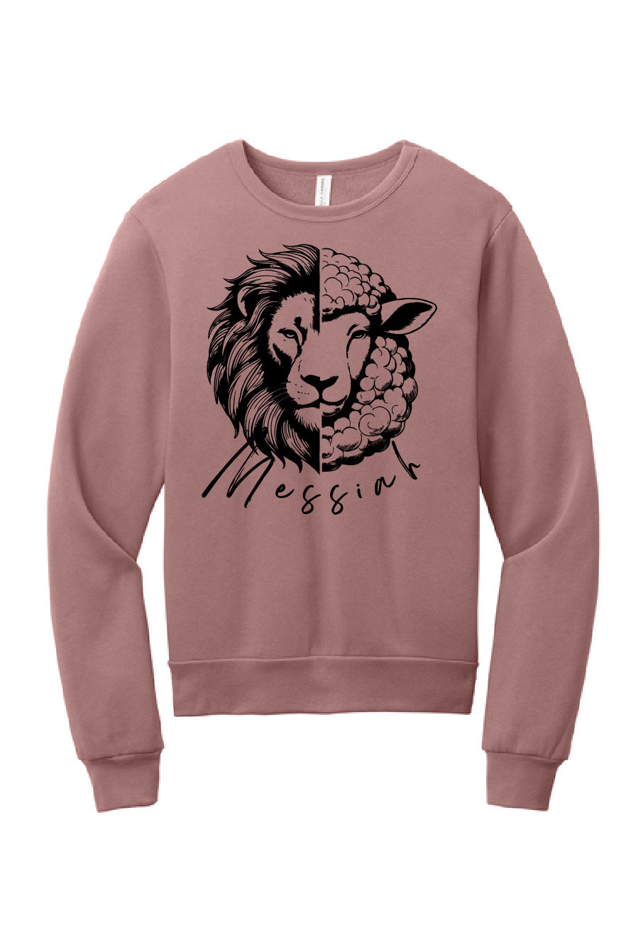 Thumbnail: Messiah Lion & Lamb - Bella Canvas Crewneck, CR26