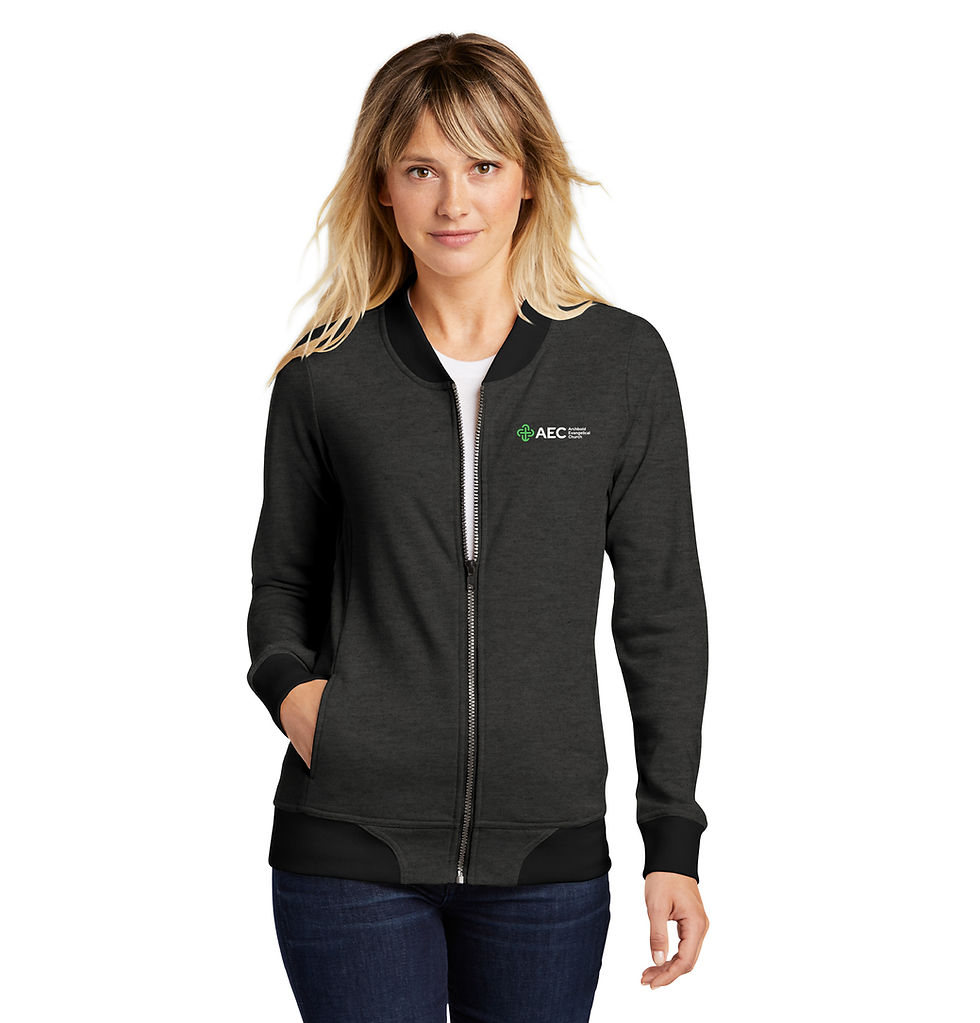 Sport-Tek Ladies Lightweight French Terry Bomber