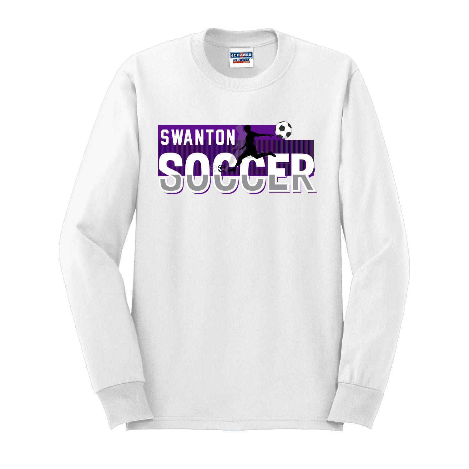50/50 Jerzees Long Sleeve Tee, Design SW14