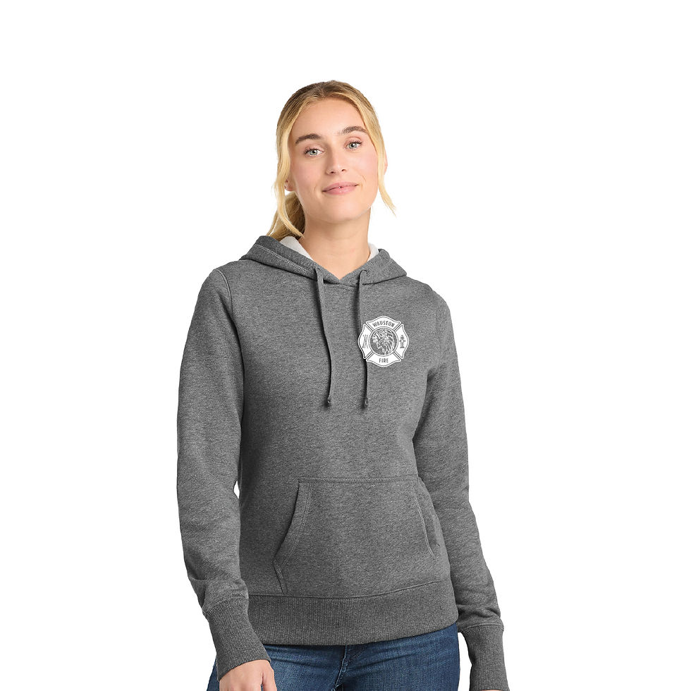 Thumbnail: Womens' Sport-Tek Pullover Hooded Sweatshirt, WFD 1-B