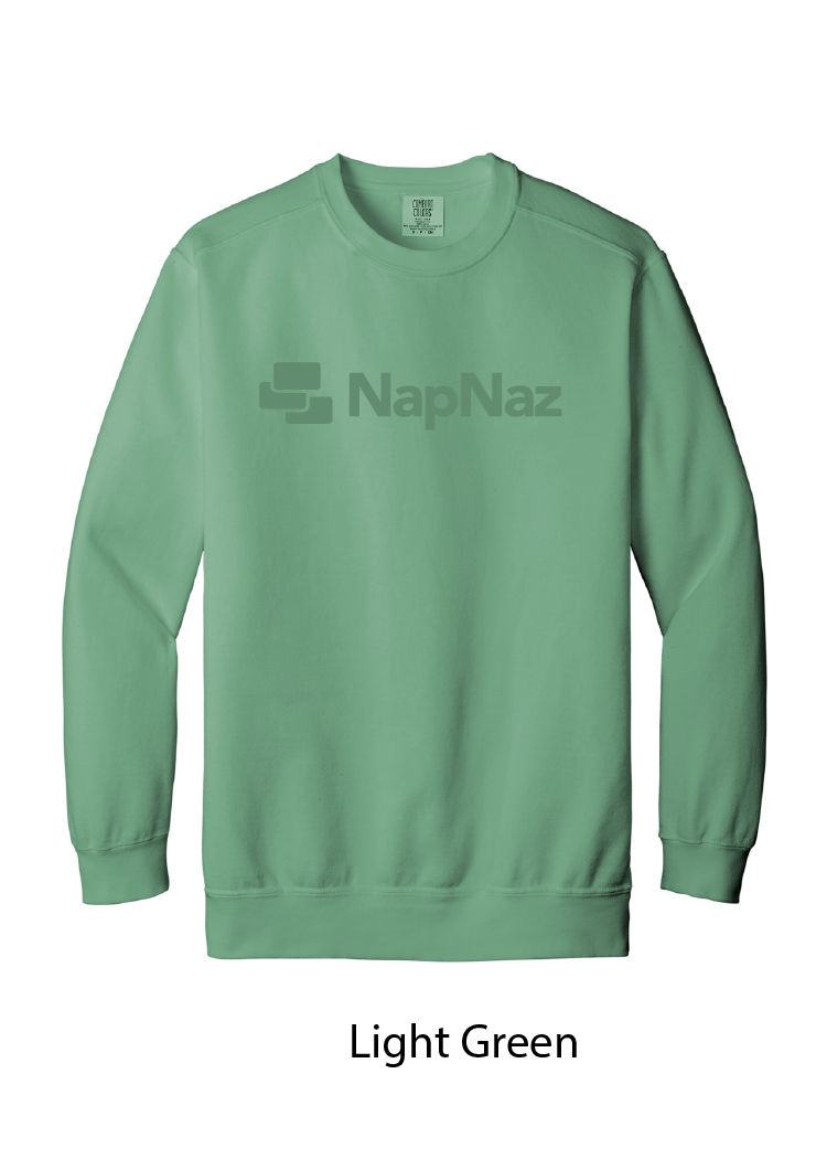 Thumbnail: Comfort Colors  Ring Spun Crewneck Sweatshirt with Nap Naz Logo