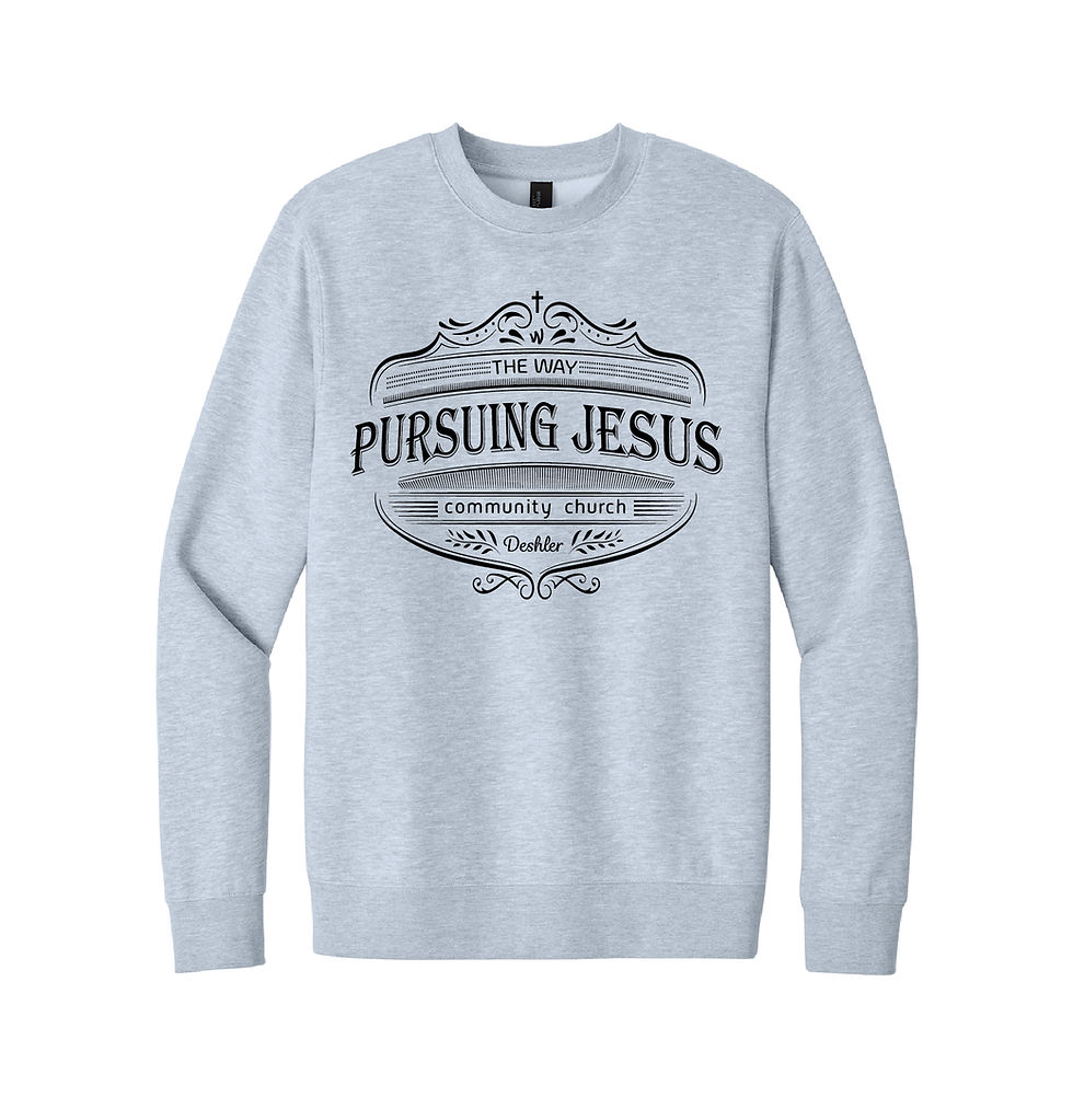 Thumbnail: Design #5 Pursing Jesus Vintage Crewneck Sweatshirt