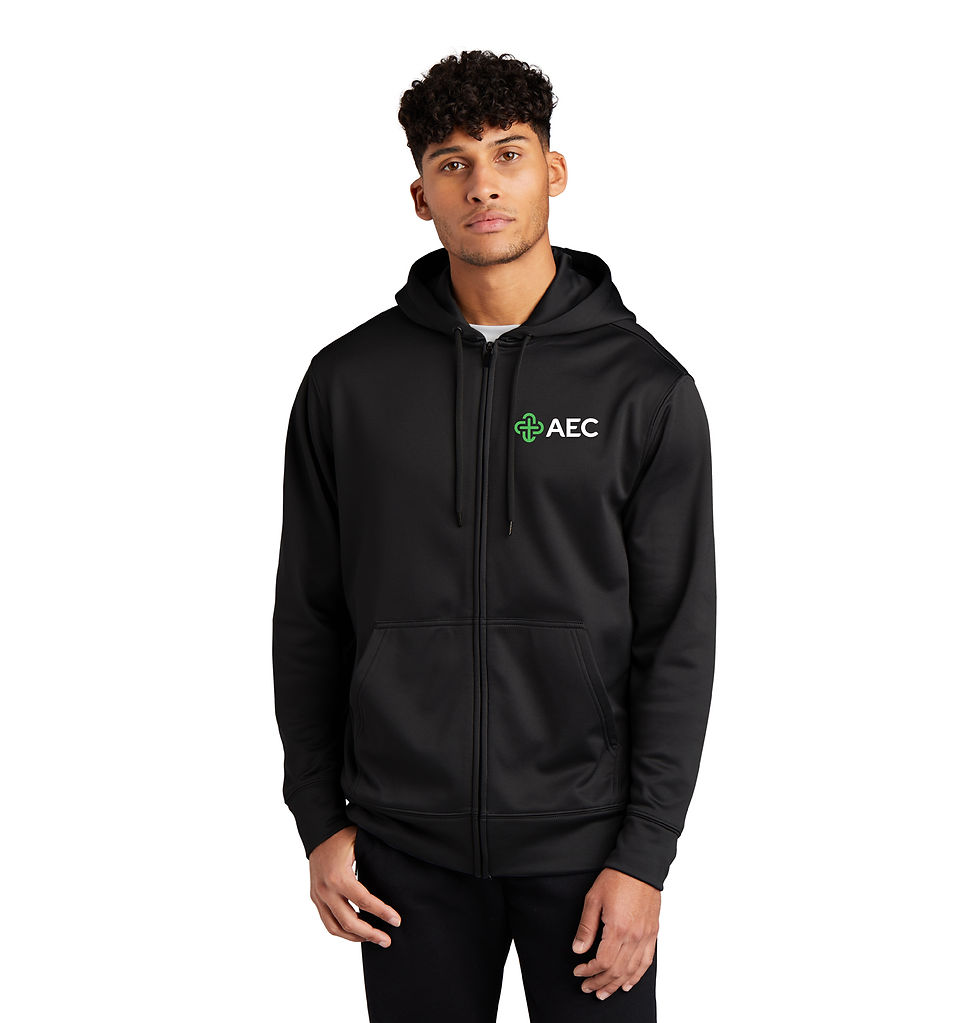 Sport-Tek Sport-Wick Fleece Full-Zip Hooded Jacket